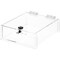 Plymor Clear Acrylic Locking Countertop Display Case, 2.75" H x 7.5" W x 8.5" D